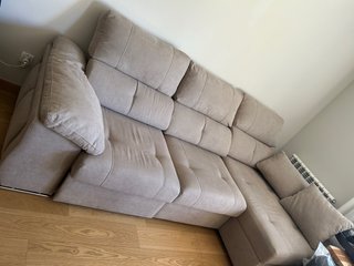 Sofá Chaise Longue Beige modelo dino xsur