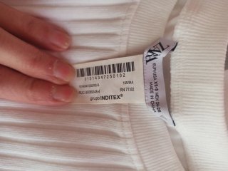Camiseta Zara Blanca