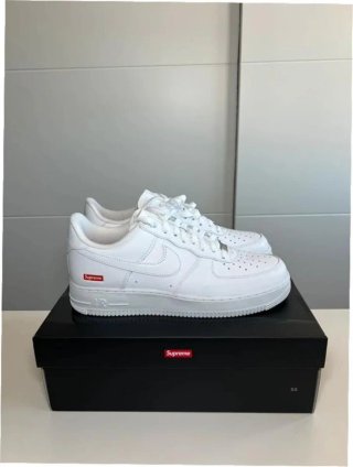 Nike Air Force 1 Low Supreme Blancas Talla 40