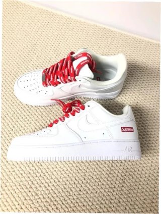 Nike Air Force 1 Low Supreme Blancas Talla 36