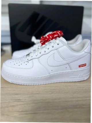 Nike Air Force 1 Low Supreme Blanco Talla 40