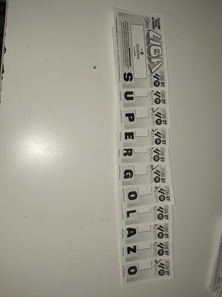 Set 9 Cromos Panini Supergolazo 26/27