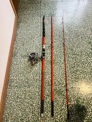 Caña de Pescar con Carrete