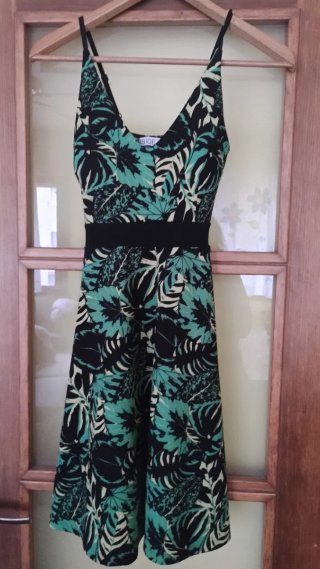 Vestido Inside Estampado Hojas