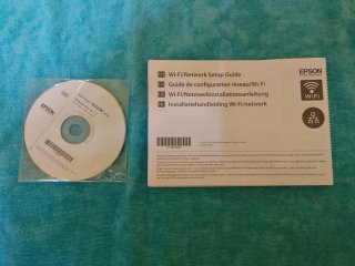Manual y CD de instalación Epson SX420W