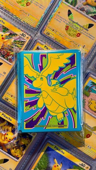 65 Fundas para Cartas Pokémon Dragonite