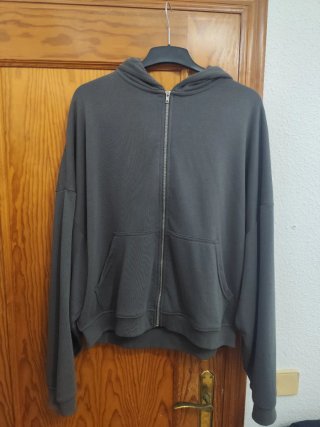 Sudadera con cremallera Urban Classics Gris