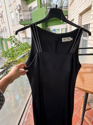 Vestido Negro Elegante Ke-Tal Talla 42