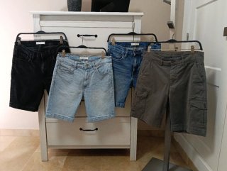 Lote 4 Pantalones Cortos Vaqueros Talla 38
