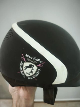 Casco de Equitación Fouganza Negro