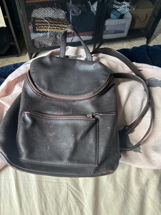 Mochila El Potro de Piel Marrón