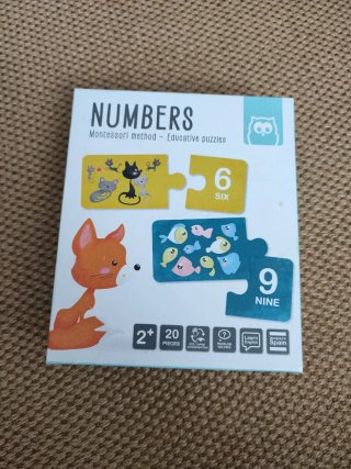 Puzle Montessori Numbers