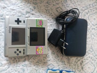 Nintendo DS con funda, cargador y fundas  juegos