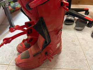 Botas de Motocross Rojas