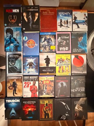 Lote de 25 Películas en DVD y Blu-ray