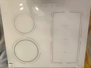 Placa de Inducción Blanca con Flexi Zone