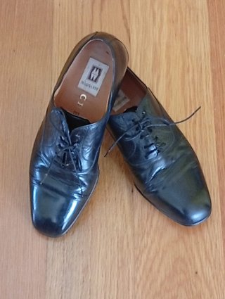 Zapatos de vestir vintage Magnanni piel negros T41