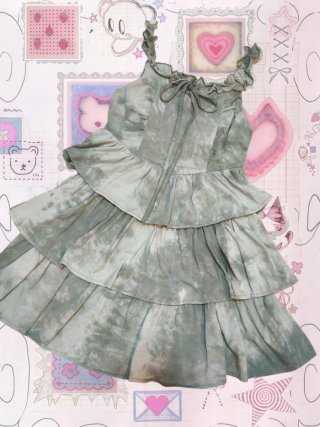 Vestido con Volantes Cider Y2K