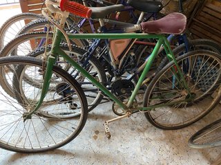 Bicicleta Antigua de carreras.