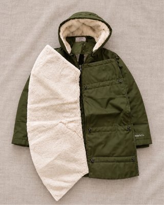 Abrigo de porteo Wombat & Co. verde