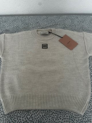 Jersey Miu Miu Beige Talla S