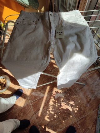 Pantalón Blanco Álvaro Moreno Talla 44