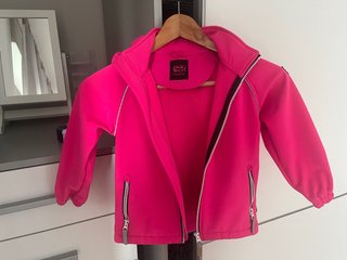 Giacca softshell bambina fucsia 3/4 anni