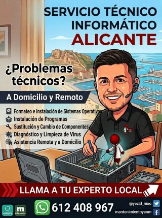 Informático a domicilio y remoto