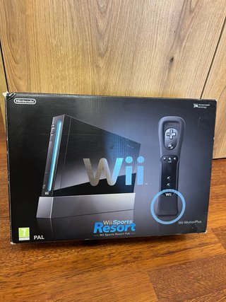 Consola Nintendo Wii Negra, 3 mandos, 2 microfonos