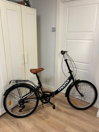 Bicicleta Plegable Moma Negra. Precio negociable