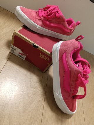 Vans Knu Skool Nubuck Pink Glow Talla 41