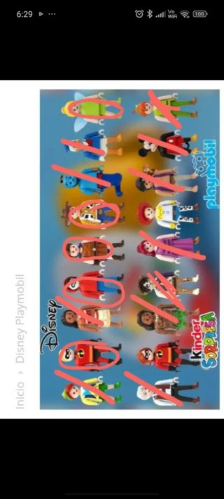 Figuras Playmobil Kinder Sorpresa Disney