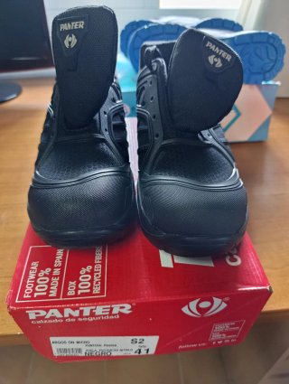 Zapatos de Seguridad Panter Negros Talla 41