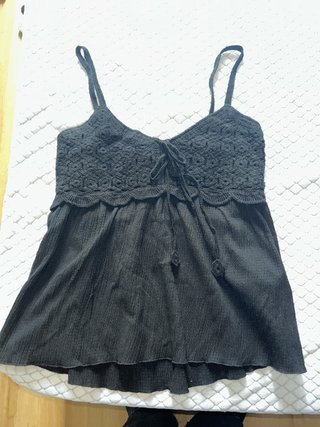 Camiseta de tirantes negra