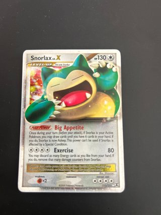 Carta Pokémon Snorlax LV.X