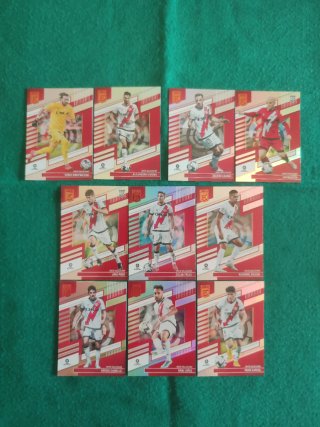 Lote 10 Cromos Donruss Rayo Vallecano
