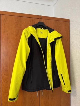 Chaqueta de nieve Crivit amarilla y negra