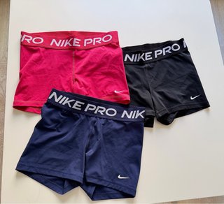 3 Calzas Cortas Nike Pro
