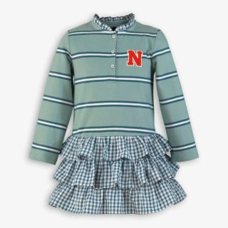 Vestido Niña Talla 12 Volantes cuadros