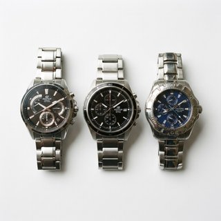 Lote de 3 Relojes: Festina y Casio Edifice