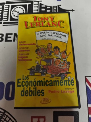 VHS Los Económicamente Débiles - Tony Leblanc