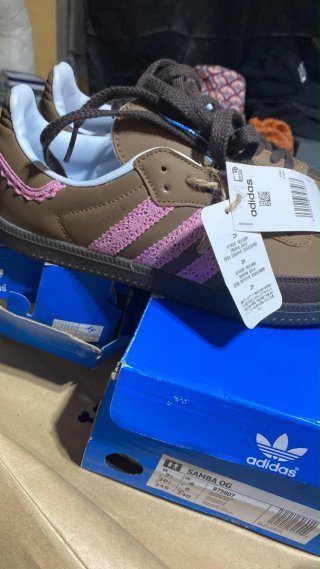 Zapatillas Adidas Samba OG Marrón y Rosa