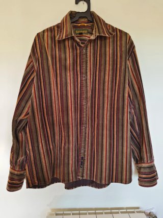 Camisa de Pana a Rayas, tonos otoñales