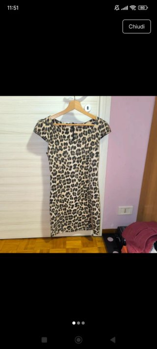 Vestito leopardato