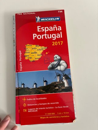 Mapa de Carreteras Michelin España Portugal 2017