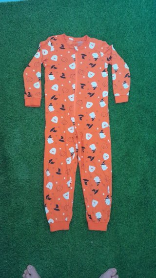 Pijama Entero de Halloween. Talla 122 -128 cm.