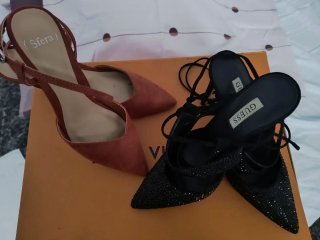 2 Pares de Zapatos de Fiesta Talla 38