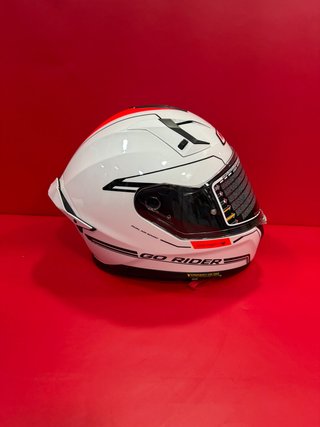 Casco de Moto Integral NZI Go Rider White, Nuevo.