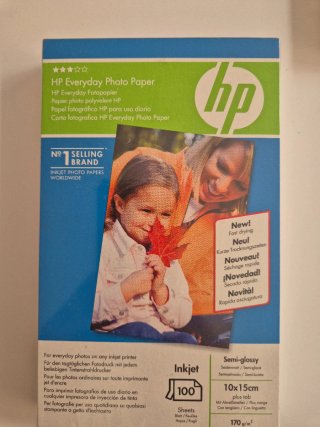 Papel Fotográfico HP Everyday 10x15cm nuevo