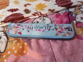 Flauta con Estuche Decorado